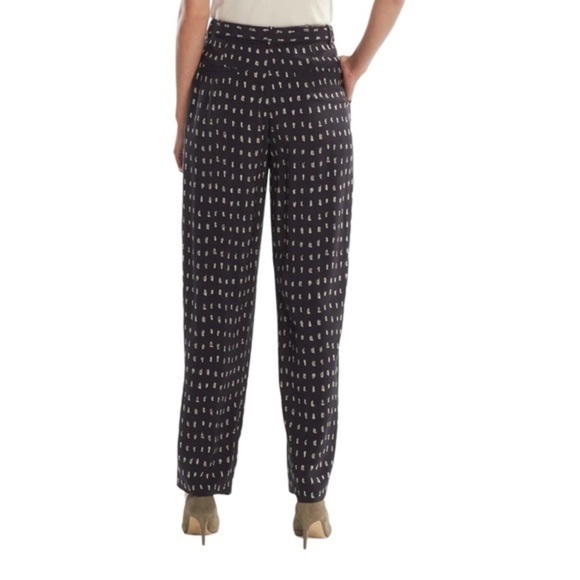 MM Lafleur The Flynn Trouser Nay Ikat Print Size 4 - Picture 2 of 11